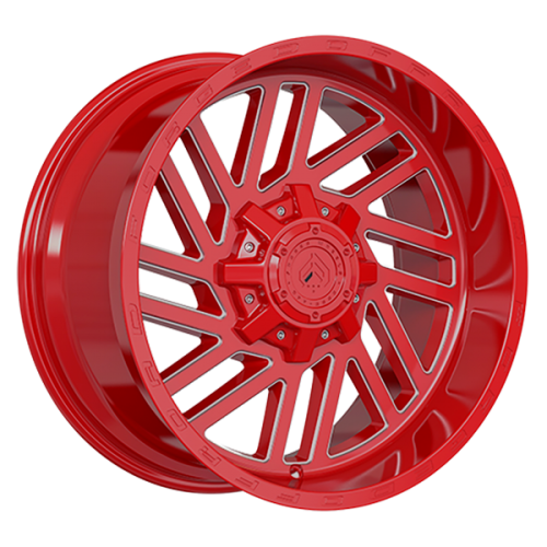 Forged Wheels Red - Milled Edge photo