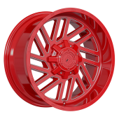 Forged Wheels Red - Milled Edge